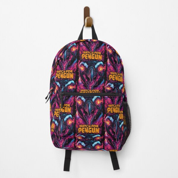 Item preview, Dark penguin with fiery eyes, a surprising intense graphic designed and sold by Piotrek0001.