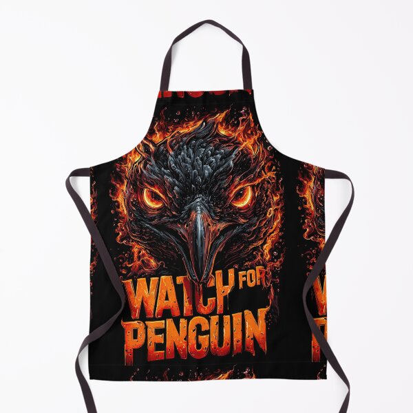 Item preview, Dark penguin with fiery eyes, a surprising intense graphic 2 designed and sold by Piotrek0001.