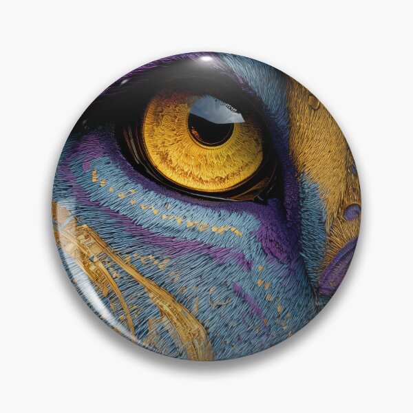 Item preview, Vibrant Lion Gaze - Eyes of the Guardians #5: Dream Guardian designed and sold by LollyShineART.