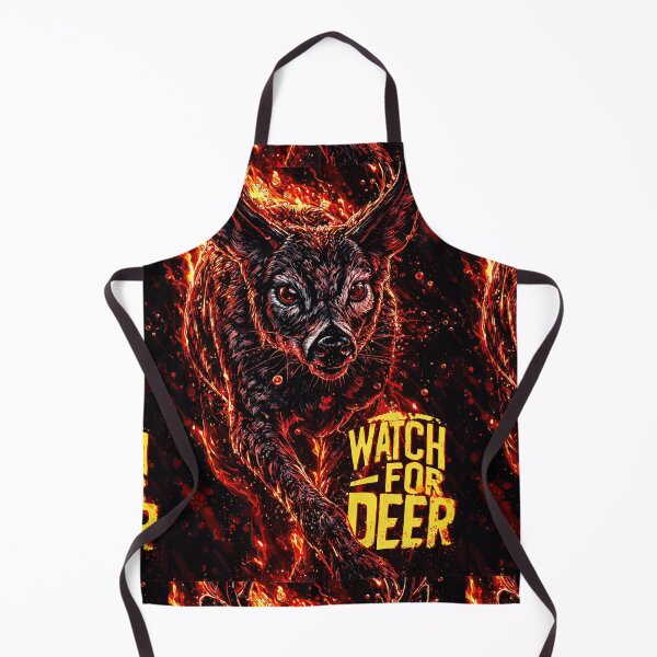 Item preview, Majestic deer in flames, neon fantasy wildlife art design 2 designed and sold by Piotrek0001.