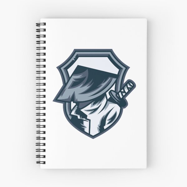 Item preview, Ninja Warrior Shield Logo - Sword and Samurai Crest Design for Apparel, Stickers, and Accessories designed and sold by T&M.