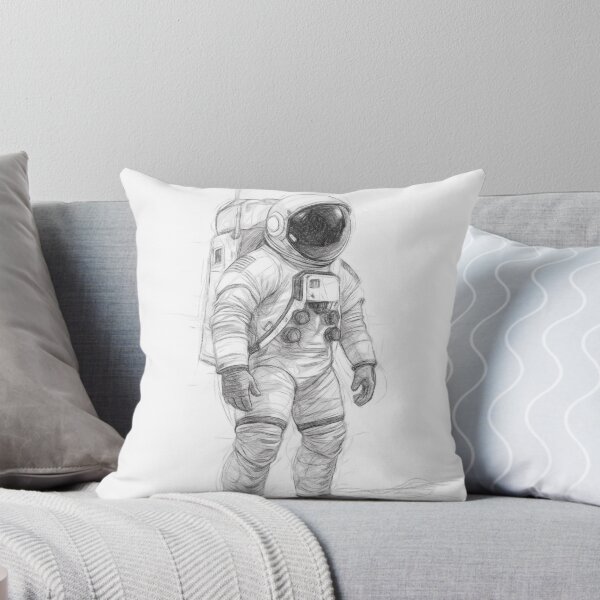 Item preview, Spaceman Sketch designed and sold by Leon Woods Pencil Art.