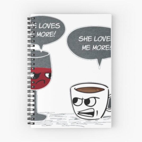 Item preview, Coffee vs Wine... She loves me more  designed and sold by Joyfultees.