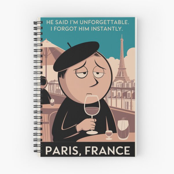 Item preview, Paris, France Travel Poster | Cafe and Eiffel Tower  designed and sold by LeQuirks.