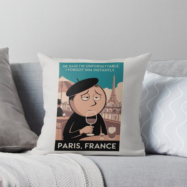 Item preview, Paris, France Travel Poster | Cafe and Eiffel Tower  designed and sold by LeQuirks.