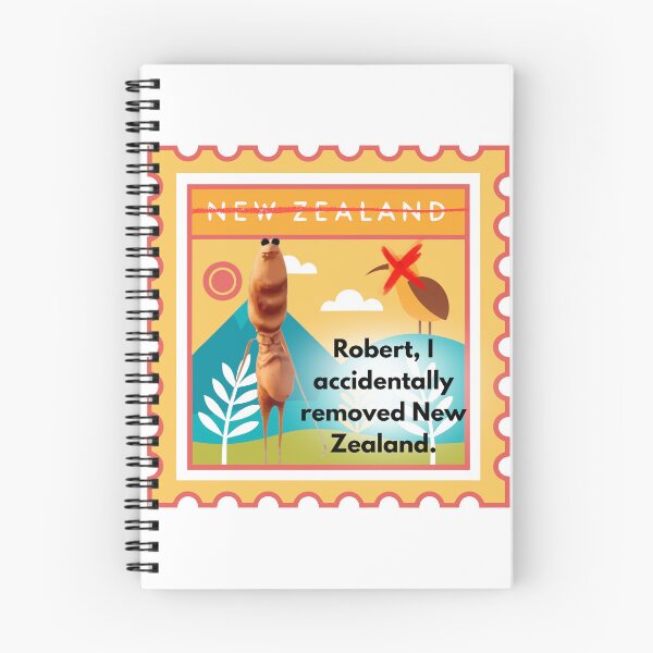 Item preview, No More New Zealand | Marcus the Worm Graphic  designed and sold by ObviAshley.