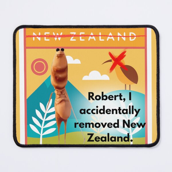 Item preview, No More New Zealand | Marcus the Worm Graphic  designed and sold by ObviAshley.