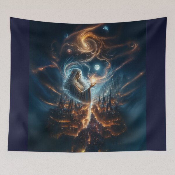 Item preview, The Celestial Oracle: Keeper of the Cosmic Path designed and sold by The Digital Compass.