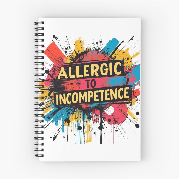 Item preview, Allergic To Incompetence designed and sold by AlinaSCorner.