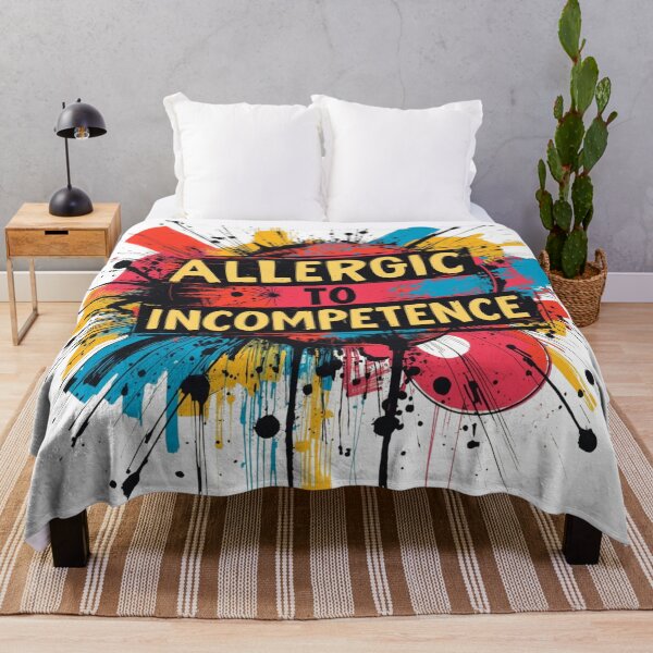 Item preview, Allergic To Incompetence designed and sold by AlinaSCorner.