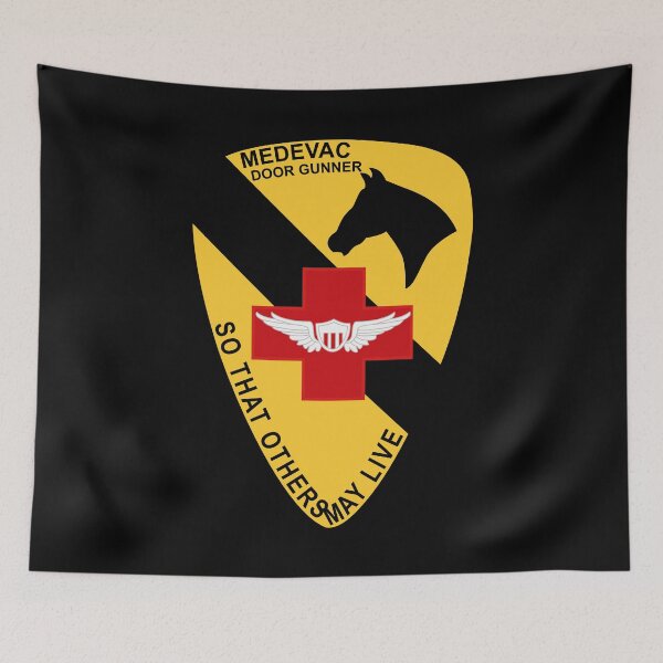 Item preview, Army - Medevac - Door Gunner  - 1st Cavalry - Vietnam wo Txt designed and sold by Military Insignia Products.