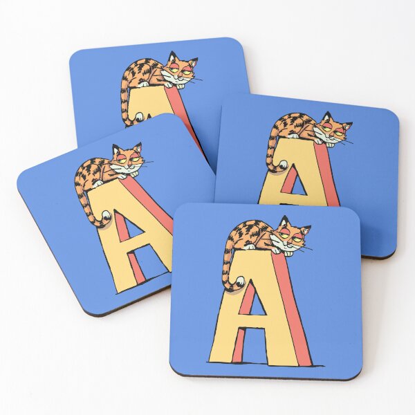 Item preview, Cat is napping on the letter A designed and sold by duxpavlic.
