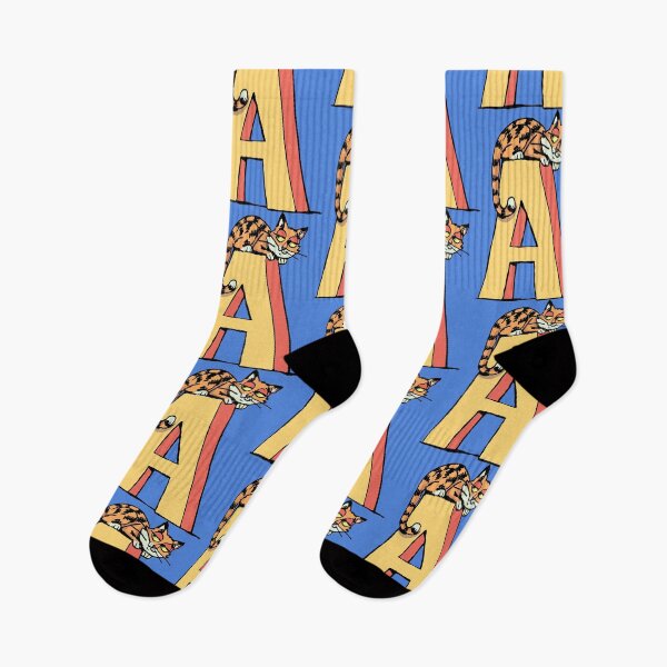 Item preview, Cat is napping on the letter A designed and sold by duxpavlic.
