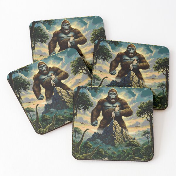 Item preview, Beast of the Skyline – Reimagined King Kong Poster designed and sold by Art's Diner.