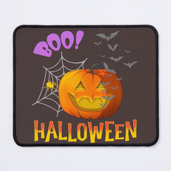 Item preview, Glowing Pumpkin & Flying Bats – Spooky Halloween VibesCitrouille Magique et Chauves-souris – Halloween Mystérieux designed and sold by Drawingshirts.