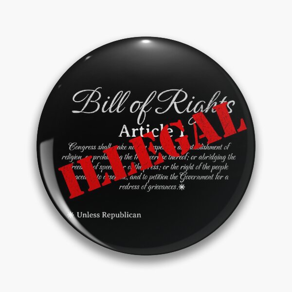 Item preview, Bill of Rights Parody Political Resistance Design Anti Republican Protest designed and sold by chrisrivait.