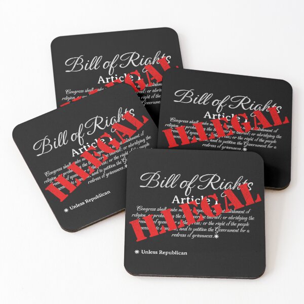 Item preview, Bill of Rights Parody Political Resistance Design Anti Republican Protest designed and sold by chrisrivait.