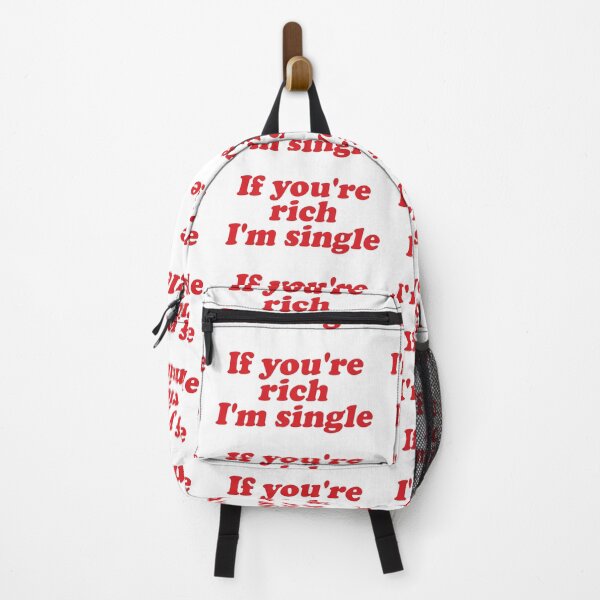 Item preview, If you're rich I'm single designed and sold by the-craft-shop.