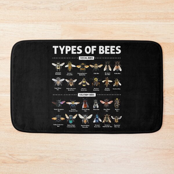 Item preview, Educational Types of Bees Chart for Bee Lovers designed and sold by NUMAcreations.