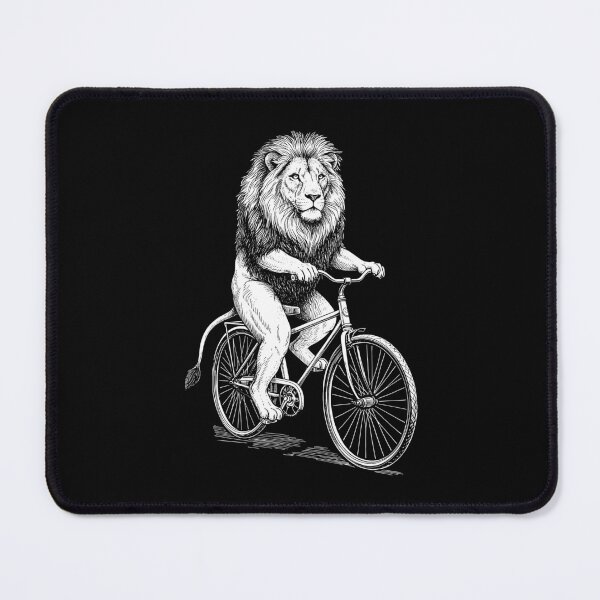 Item preview, Cycling Bicycle Lion Cat Vintage Cyclist Funny Biker Animal designed and sold by GrandeDuc.
