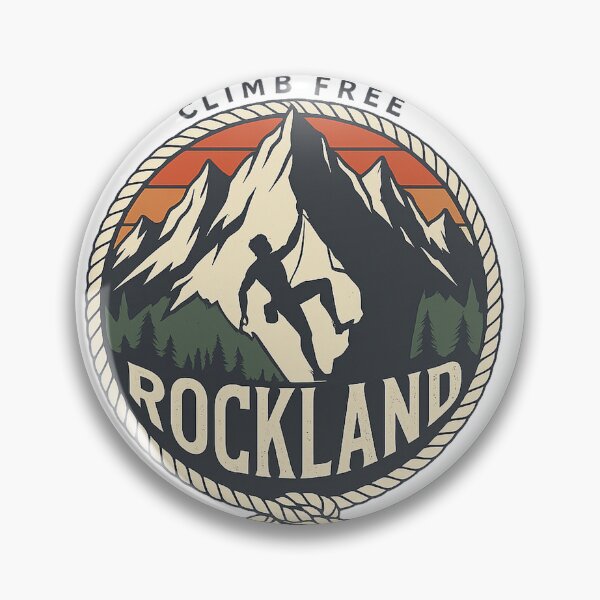 Item preview, Rockland climbing t-shirt – Passion for climbing and the outdoors designed and sold by Climberoutfit.