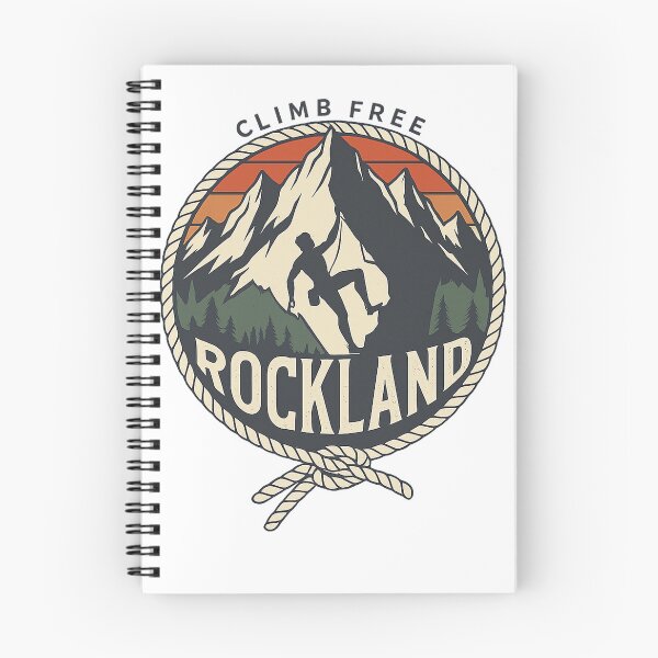 Item preview, Rockland climbing t-shirt – Passion for climbing and the outdoors designed and sold by Climberoutfit.