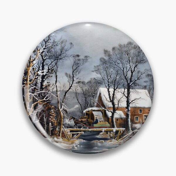Item preview, Winter in the Country - Old Grist Mill designed and sold by Jon-Baran.