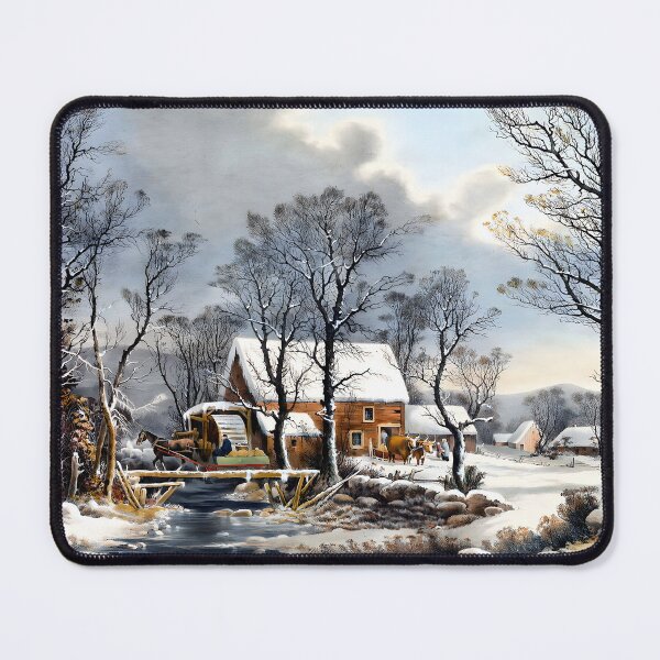 Item preview, Winter in the Country - Old Grist Mill designed and sold by Jon-Baran.