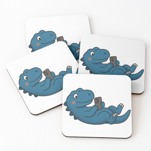 Item preview, Cute Dino Chilling designed and sold by CraftWearDesign.