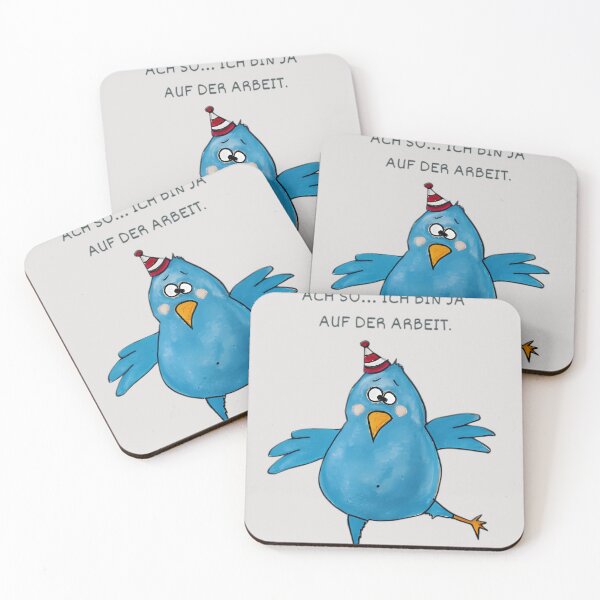Item preview, Scheiss Party Funny Work Bird  designed and sold by Thiserkesop.