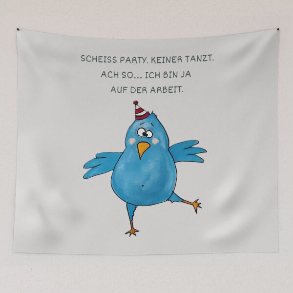 Item preview, Scheiss Party Funny Work Bird  designed and sold by Thiserkesop.