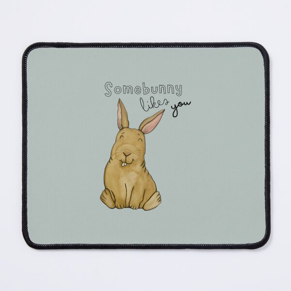 Item preview, Somebunny Likes You Cute Rabbit Greeting  designed and sold by Thiserkesop.