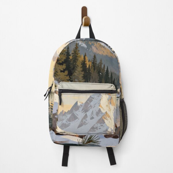 Item preview, Breathtaking Mountain Landscape | Scenic Nature Illustration designed and sold by digitallyyour.
