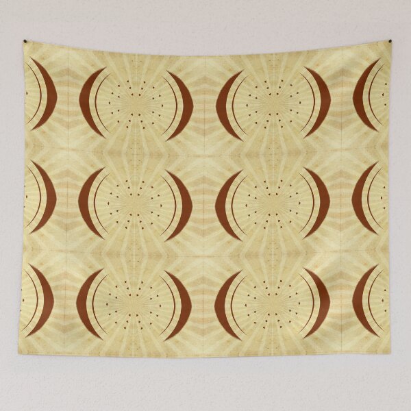 Item preview, Moon Landing Brown Circle Pattern designed and sold by Bloomin' Arty Fashion.