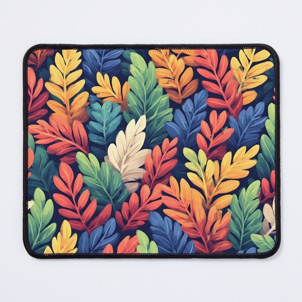 Item preview, Vibrant Laurel Leaf Print Botanical Foliage Multicolor Leaves designed and sold by LeafPrints.