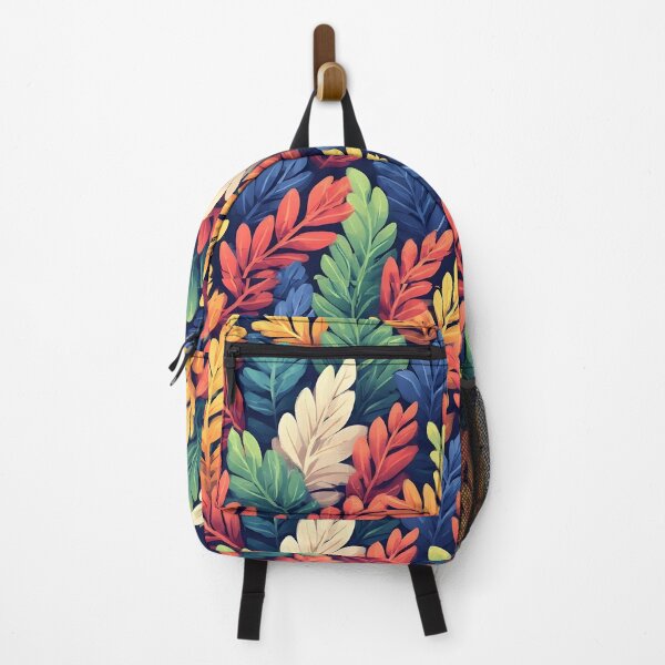 Item preview, Vibrant Laurel Leaf Print Botanical Foliage Multicolor Leaves designed and sold by LeafPrints.