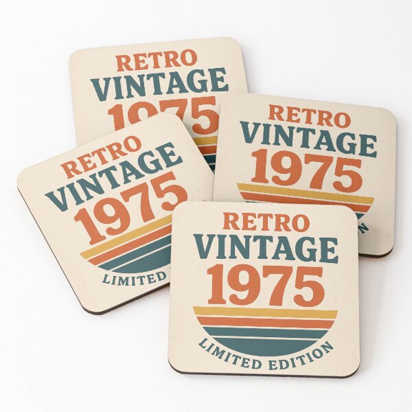 Item preview, Retro Vintage 1975 Limited Edition – Classic 70s Birthday Design designed and sold by elgreko.