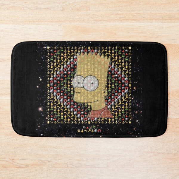 Artikelvorschau, Bart Simpson Emoji-Emblem mit Portrait-Overlay – Einzigartige Emoji-Kunst-Hommage | Emoji-Emblem-Sammlung entworfen und verkauft von Emoji Emblems.