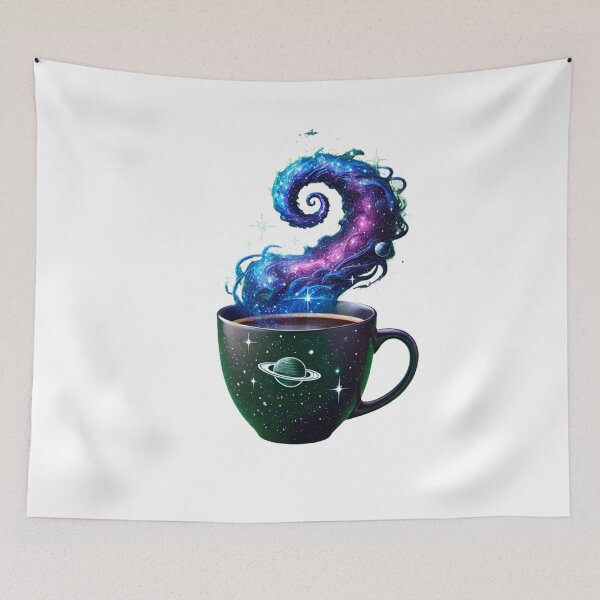 Item preview, Cosmic Coffee – Galactic Mug of Magic designed and sold by MK-WOOD.