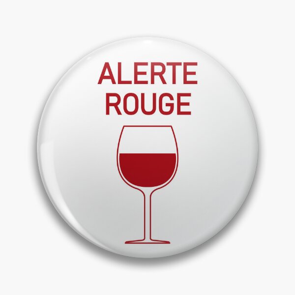 Item preview, Red Alert Bordeaux Burgundy Bottle Wine France Grapes designed and sold by PB Mary.