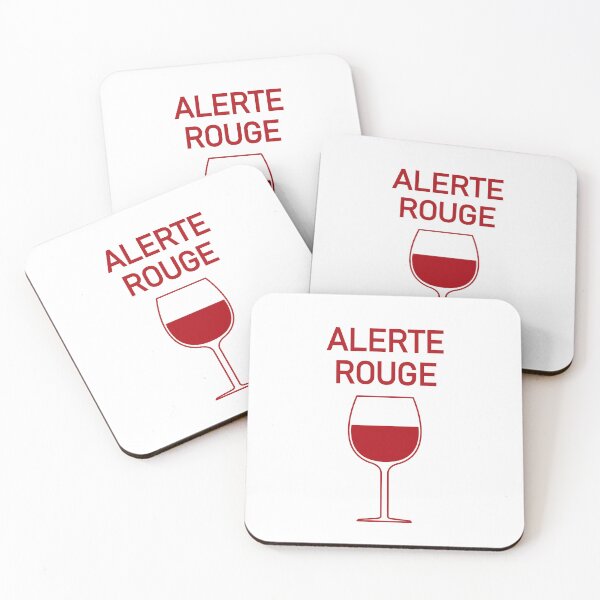 Item preview, Red Alert Bordeaux Burgundy Bottle Wine France Grapes designed and sold by PB Mary.