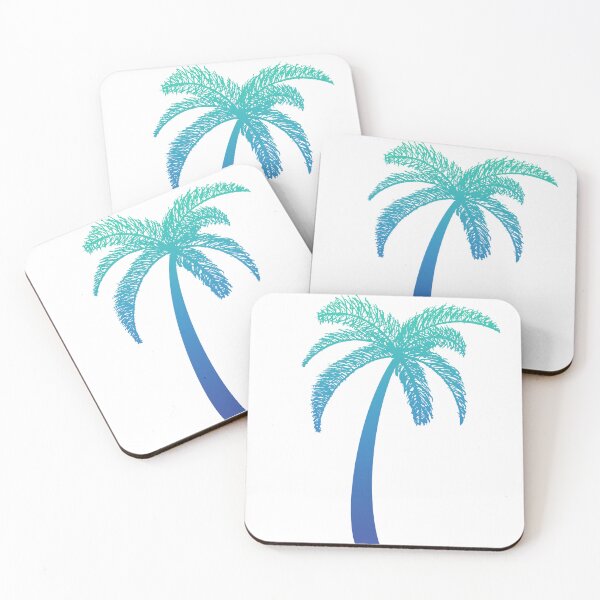 Item preview, Tropical Palm Tree Gradient – Minimalist Summer Beach Design designed and sold by elgreko.