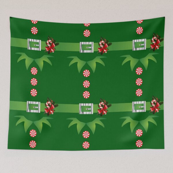 Item preview, ugliest green elf Holiday  Merry Christmas Santa's helper elf designed and sold by LEILA ART SPACE.