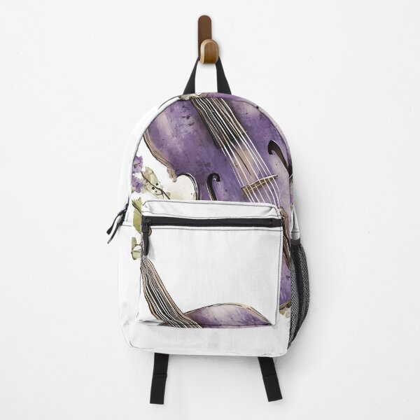 Item preview, Purple Watercolor Guitar – Floral Music Illustration designed and sold by DesignArtist.ia.