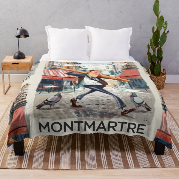 Item preview, Montmartre, Paris Travel Poster | Baguette Humor designed and sold by LeQuirks.