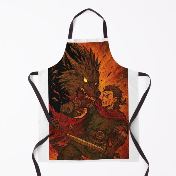 Item preview, Fenrir VS Tyr designed and sold by UlfKindred.