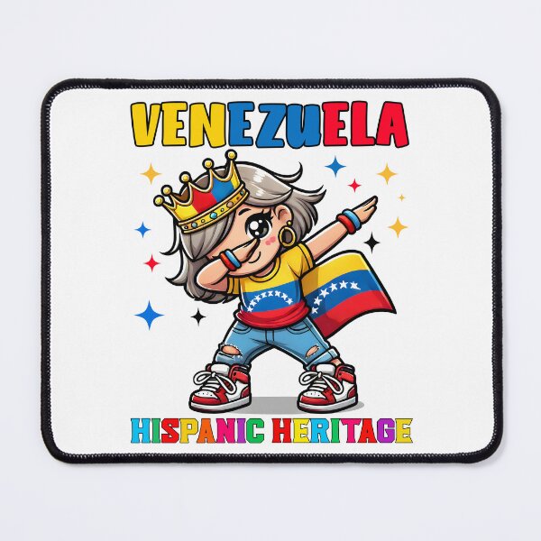 Item preview, Venezuela Dabbing Girl Hispanic Heritage Celebration for Kid designed and sold by NUMAcreations.