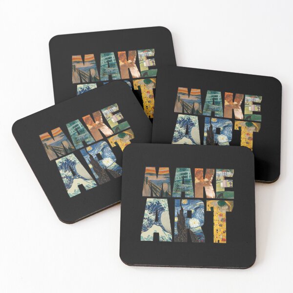 Item preview, MAKE ART  Funny Artist Artistic Humor Painting Cool 		 designed and sold by whdoecxk13.