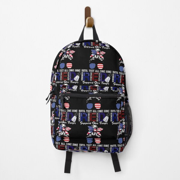 Item preview, On Friday We Wear Red Military Support Troops Red US Flag designed and sold by nyqaakasios84.