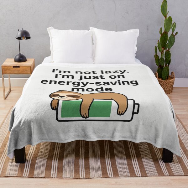 Item preview, I’m Not Lazy, I’m on Energy Saving Mode – Cute Sloth Funny Quote designed and sold by GarnerSupplyCo.